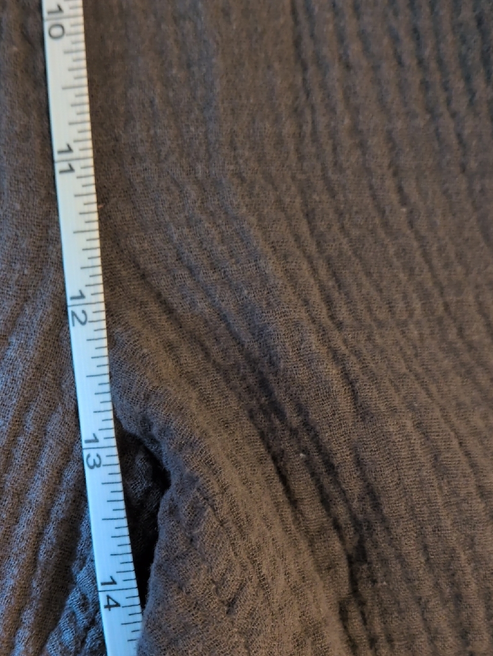 Faherty Dream Organic Cotton Wide Leg Pants Grey Women's Size Medium Lightweight - Picture 4 of 7